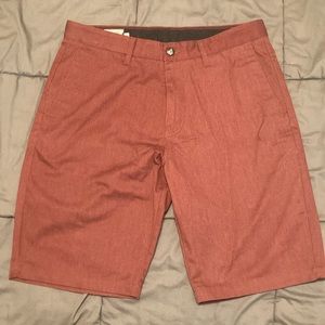Volcom shorts. Red. Size 32.